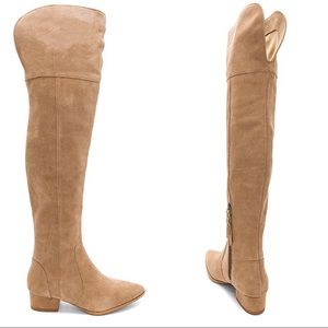 Splendid over the knee suede tan boots